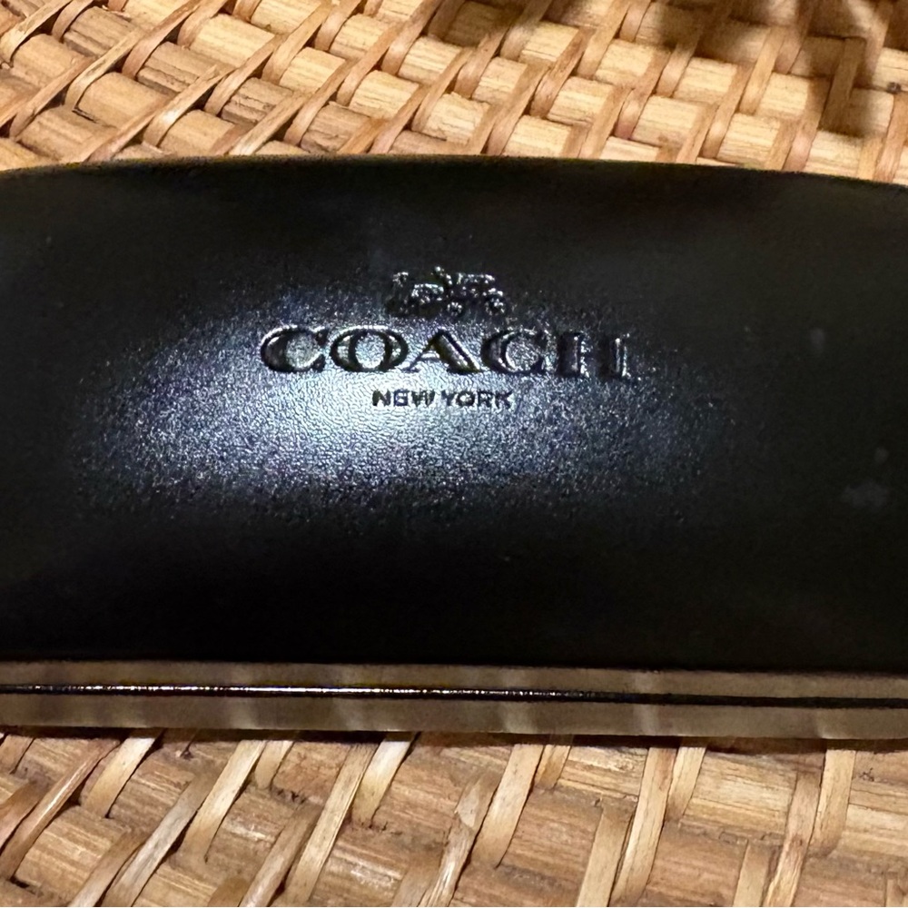 NEW Coach Glossy Black Eyewear Case
